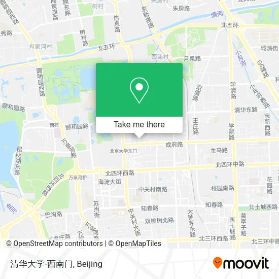 清华大学-西南门 map