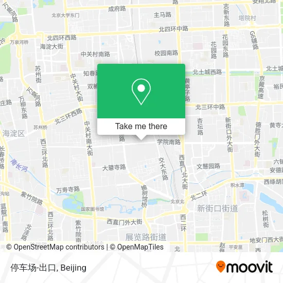 停车场-出口 map