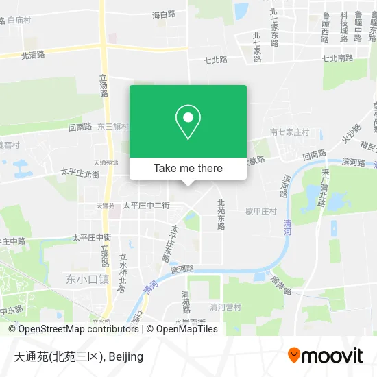 天通苑(北苑三区) map