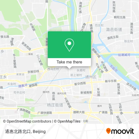 通惠北路北口 map