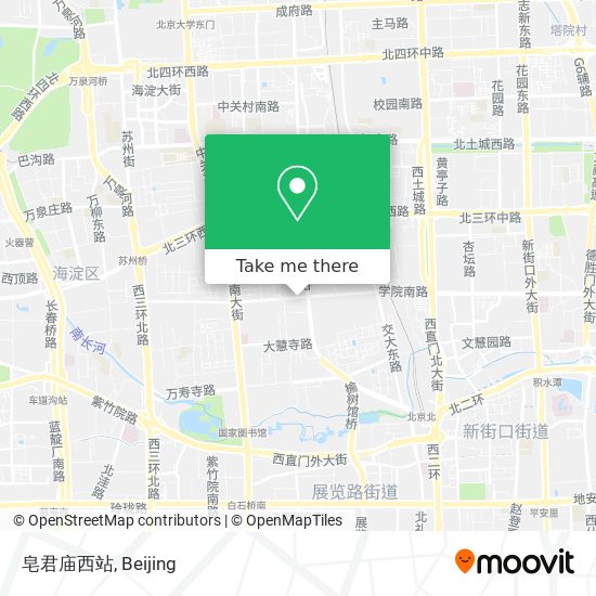 皂君庙西站 map