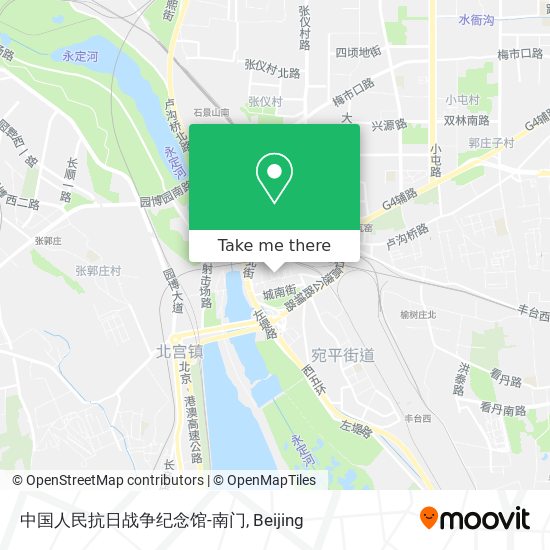中国人民抗日战争纪念馆-南门 map