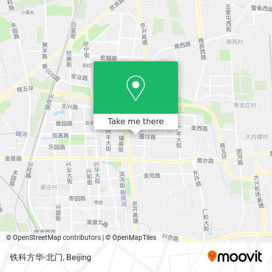 铁科方华-北门 map