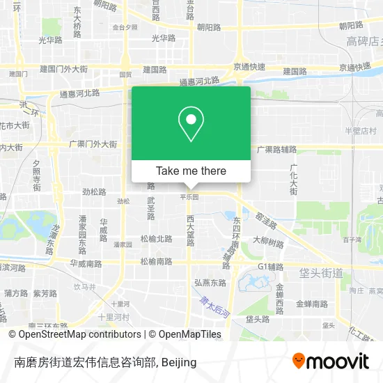 南磨房街道宏伟信息咨询部 map