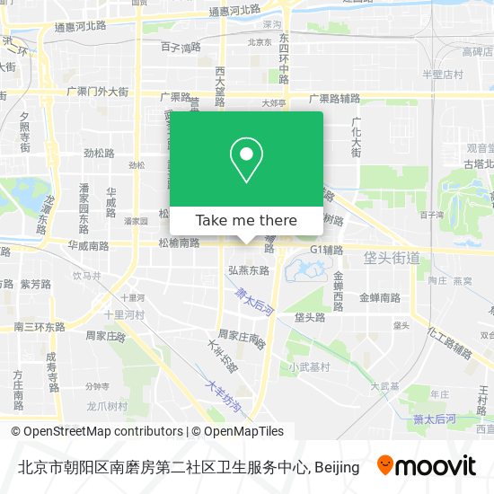 北京市朝阳区南磨房第二社区卫生服务中心 map