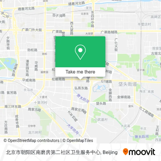北京市朝阳区南磨房第二社区卫生服务中心 map