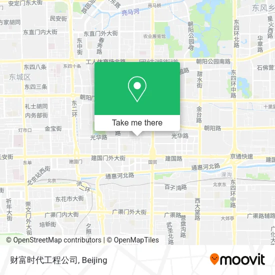 财富时代工程公司 map