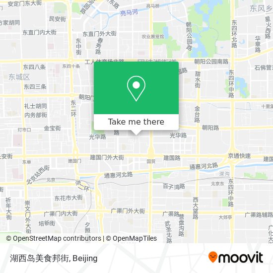 湖西岛美食邦街 map