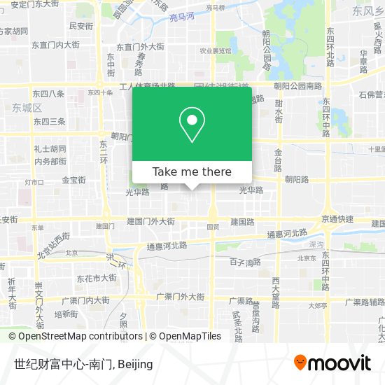 世纪财富中心-南门 map