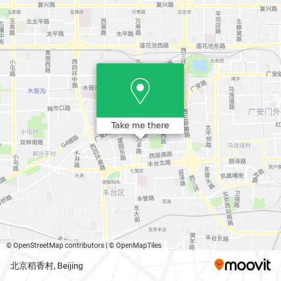 北京稻香村 map