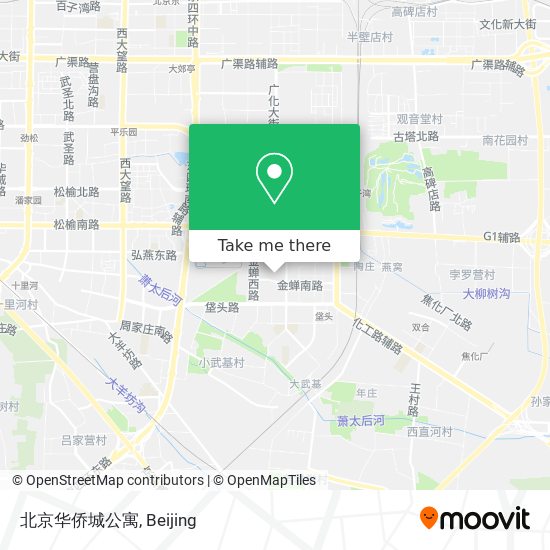 北京华侨城公寓 map
