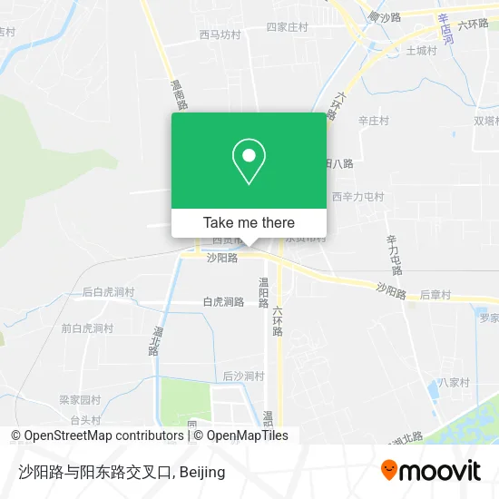 沙阳路与阳东路交叉口 map