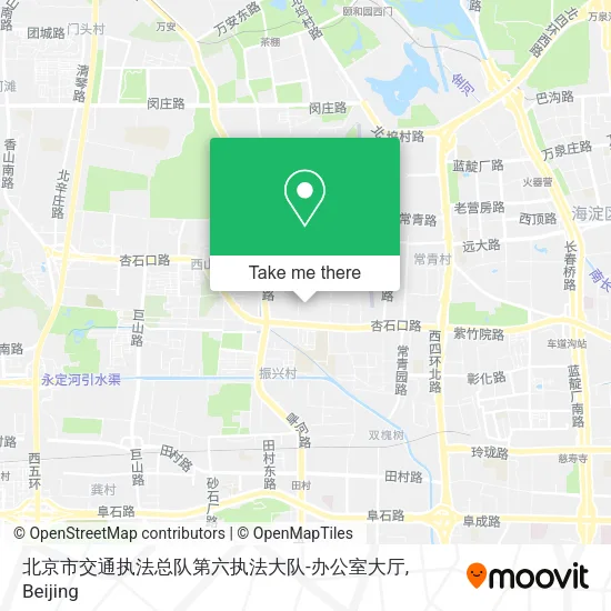 北京市交通执法总队第六执法大队-办公室大厅 map