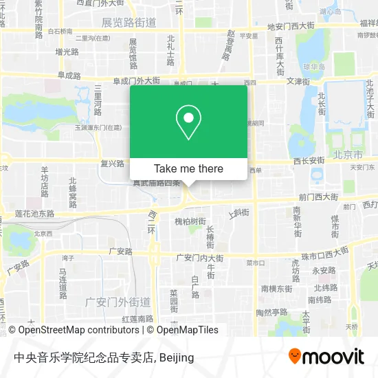 中央音乐学院纪念品专卖店 map
