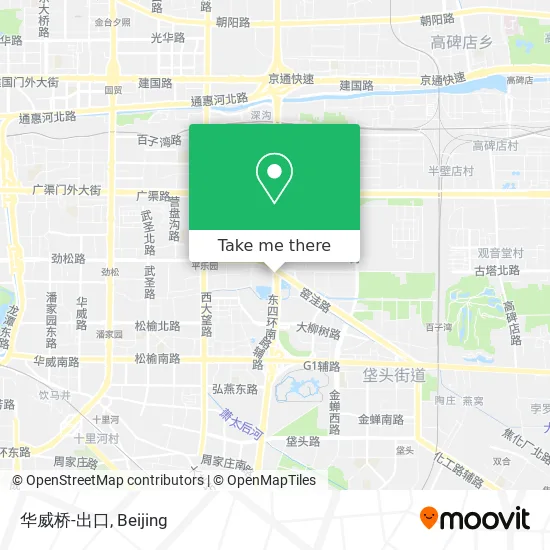 华威桥-出口 map