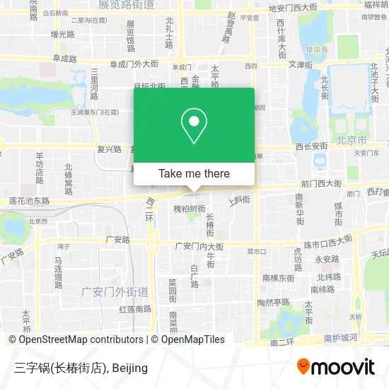 三字锅(长椿街店) map