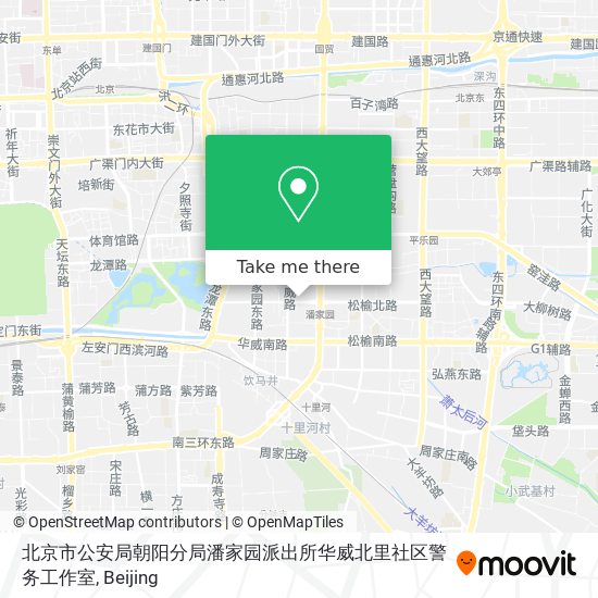 北京市公安局朝阳分局潘家园派出所华威北里社区警务工作室 map