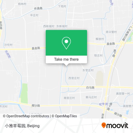 小雅草莓园 map