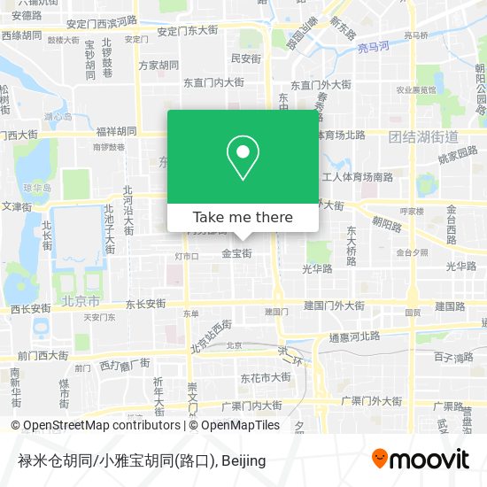 禄米仓胡同/小雅宝胡同(路口) map