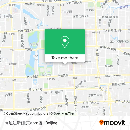 阿迪达斯(北京apm店) map