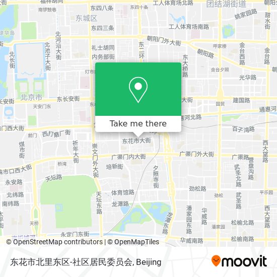 东花市北里东区-社区居民委员会 map