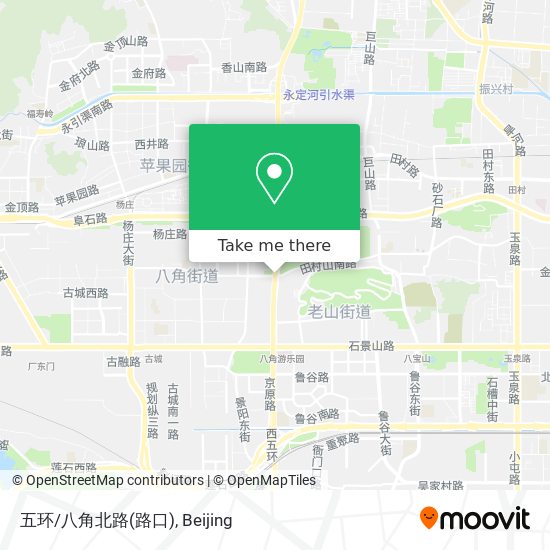 五环/八角北路(路口) map