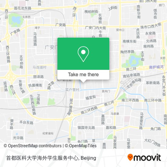 首都医科大学海外学生服务中心 map