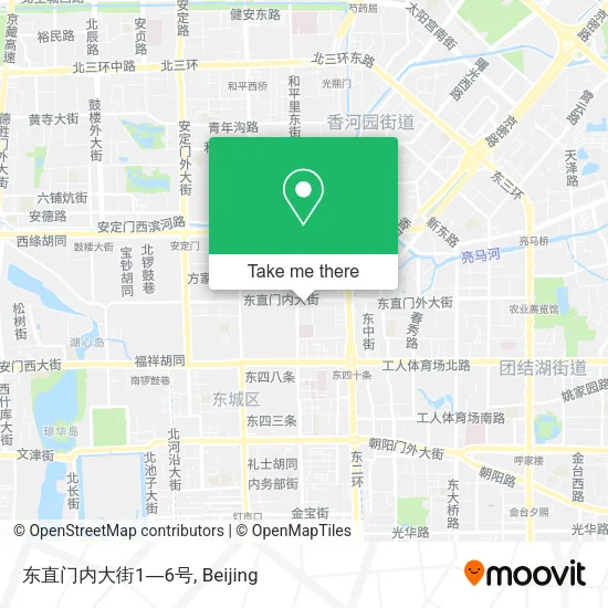东直门内大街1―6号 map