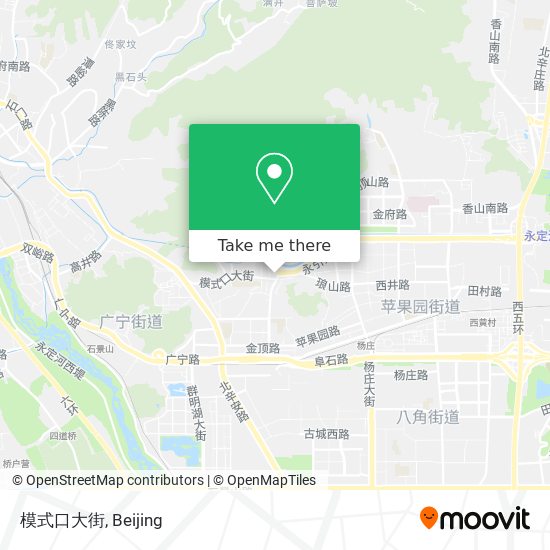 模式口大街 map