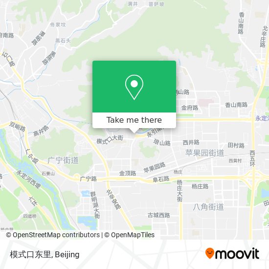 模式口东里 map