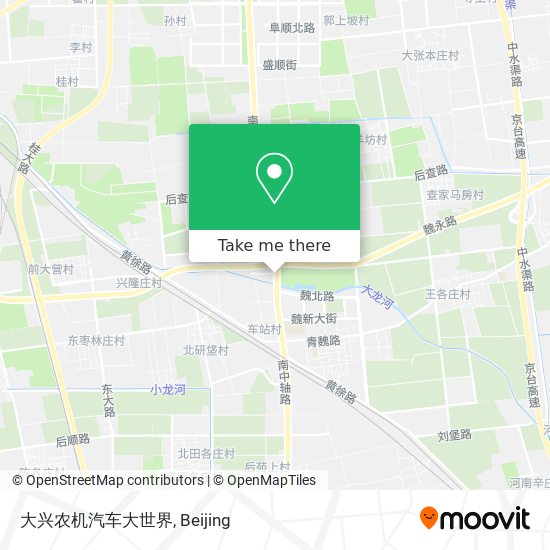 大兴农机汽车大世界 map