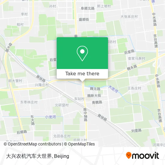 大兴农机汽车大世界 map