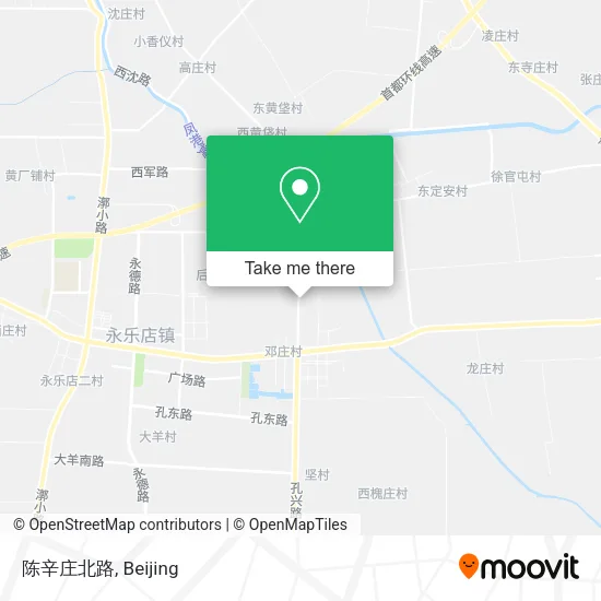 陈辛庄北路 map