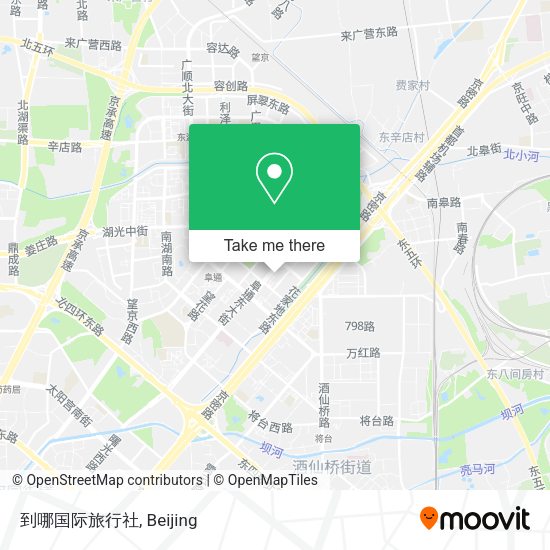 到哪国际旅行社 map