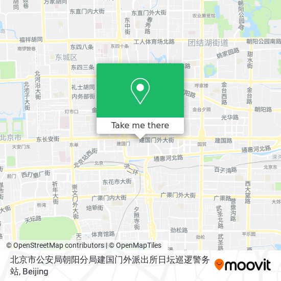 北京市公安局朝阳分局建国门外派出所日坛巡逻警务站 map