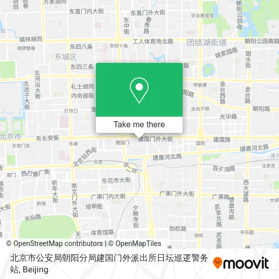 北京市公安局朝阳分局建国门外派出所日坛巡逻警务站 map