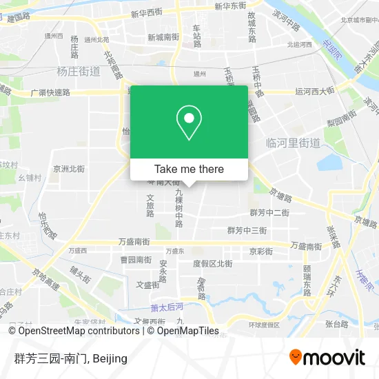 群芳三园-南门 map