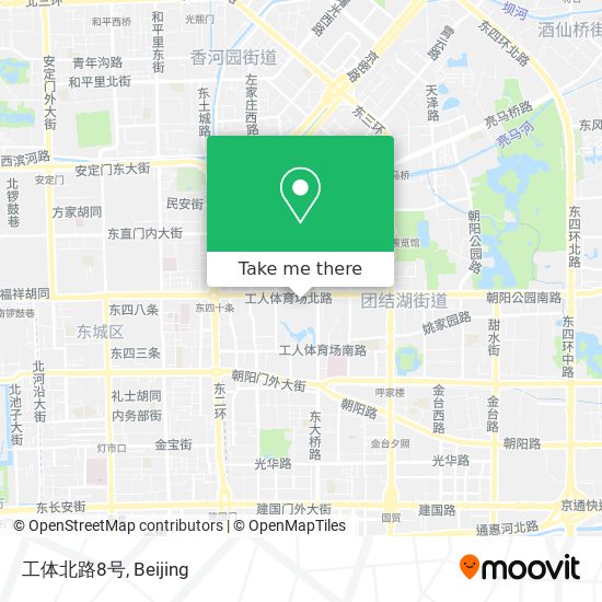 工体北路8号 map