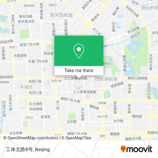 工体北路8号 map