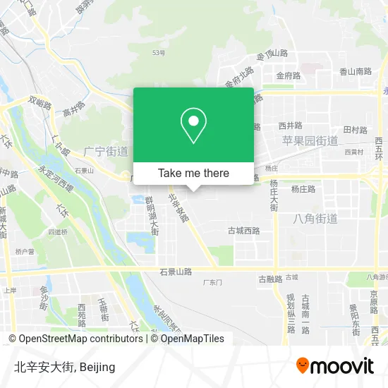 北辛安大街 map