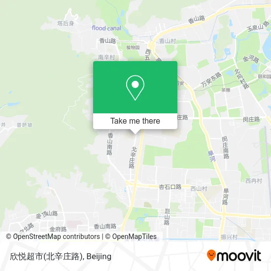 欣悦超市(北辛庄路) map