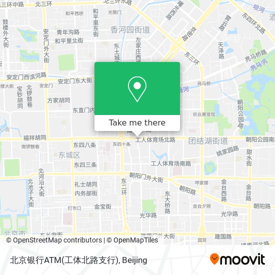 北京银行ATM(工体北路支行) map