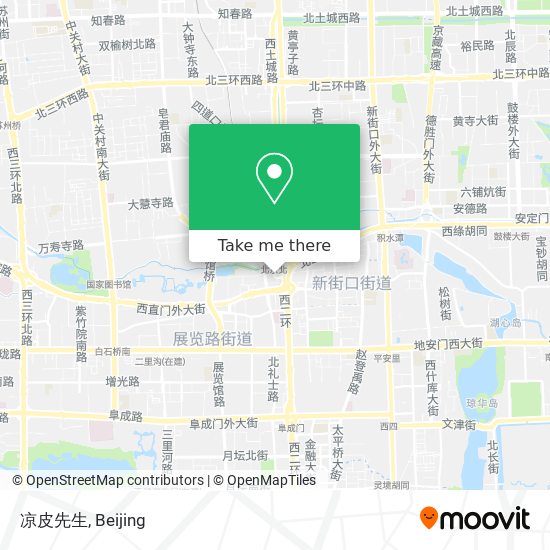 凉皮先生 map
