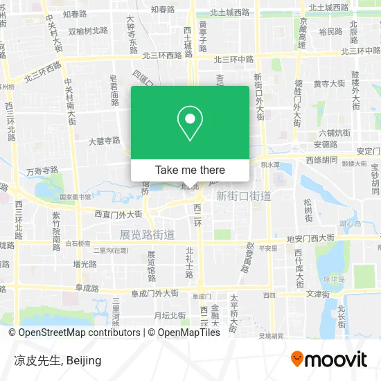 凉皮先生 map