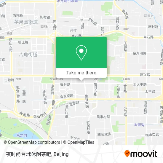 夜时尚台球休闲茶吧 map