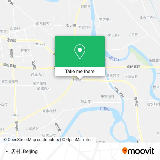 杜店村 map