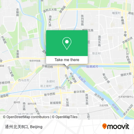 通州北关B口 map