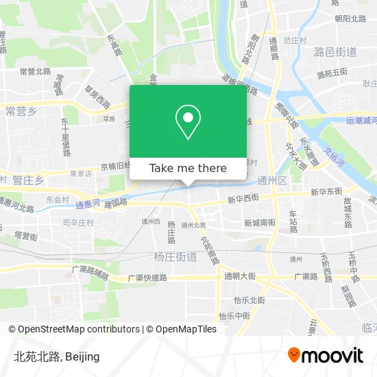 北苑北路 map