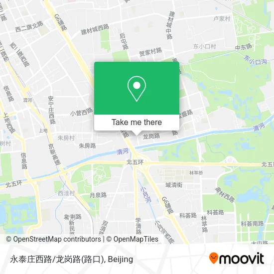 永泰庄西路/龙岗路(路口) map