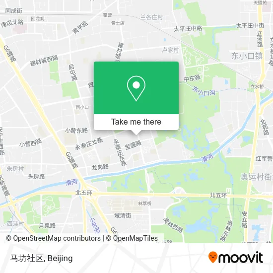 马坊社区 map